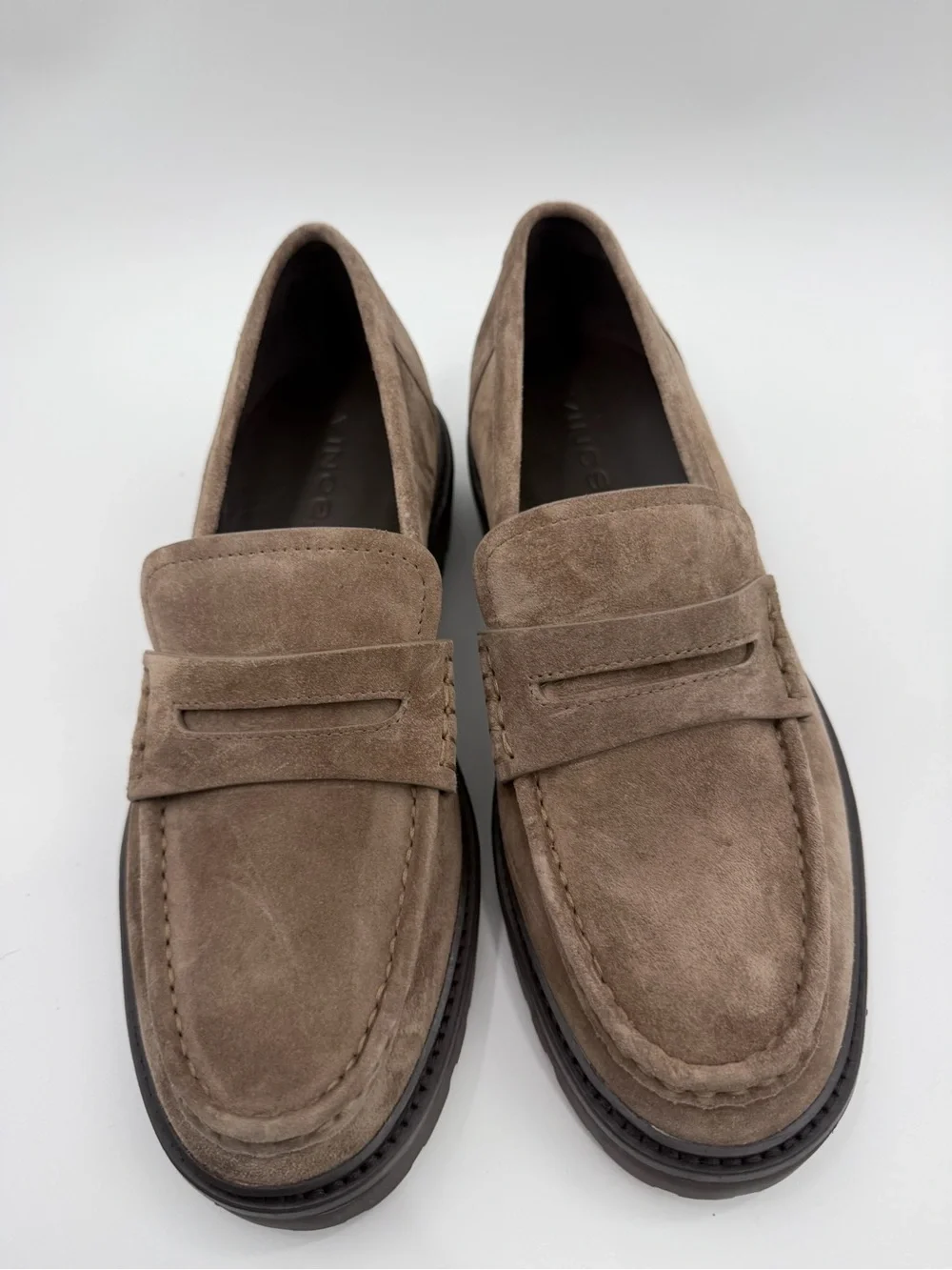 Vince Delmore Suede Lug Sole Loafer